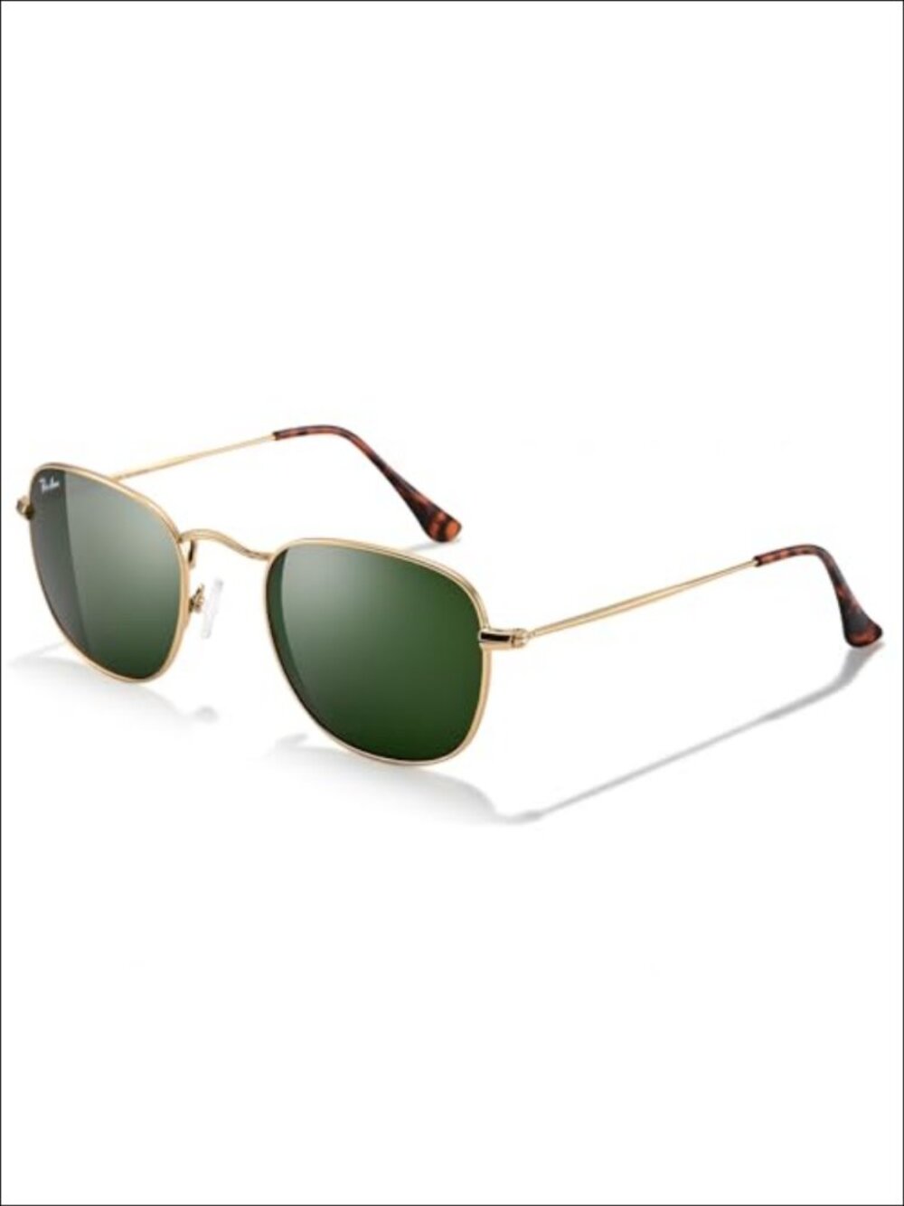 Pro Acme Square Sunglasses Metal Frame UV400 Retro Glass Lenses
